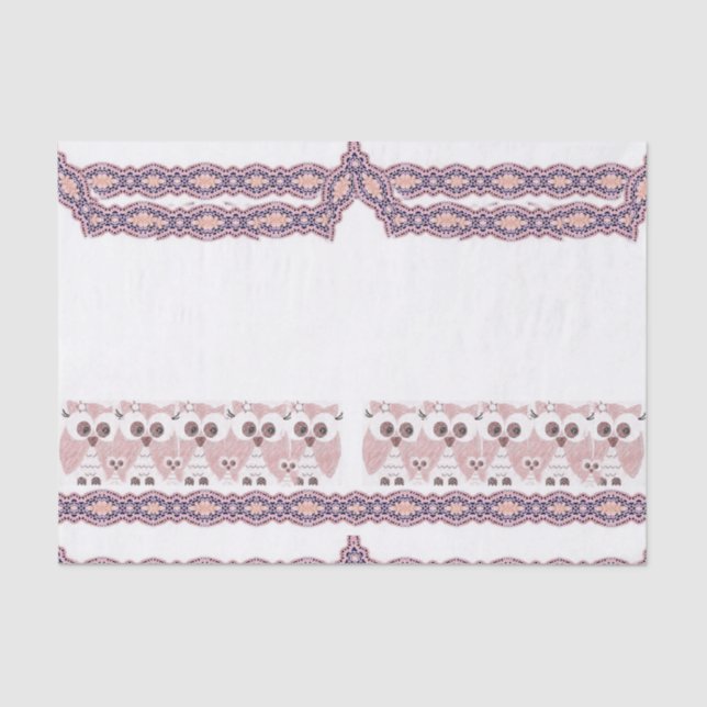 Decorative tissue paper Owl (Front)