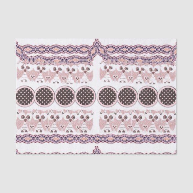 Decorative tissue paper Owl (Front)