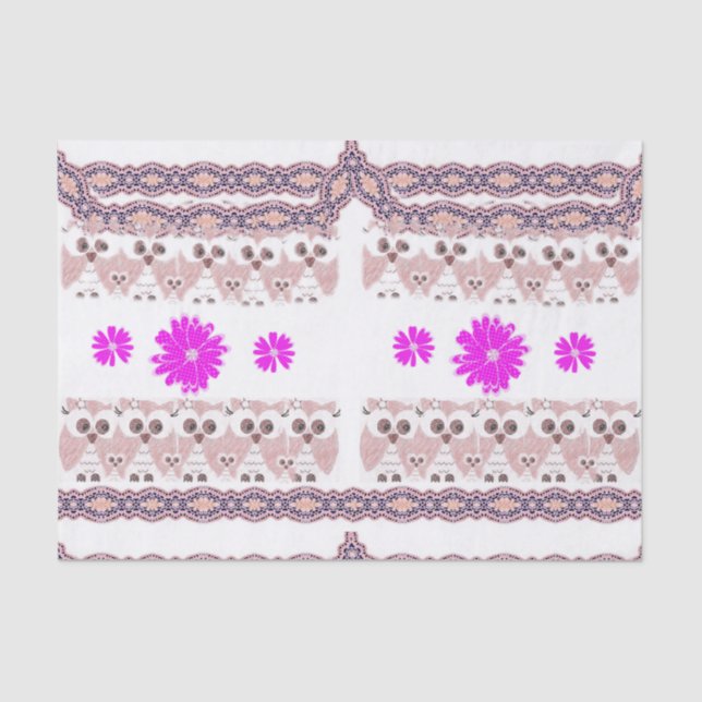 Decorative tissue paper Owl (Front)