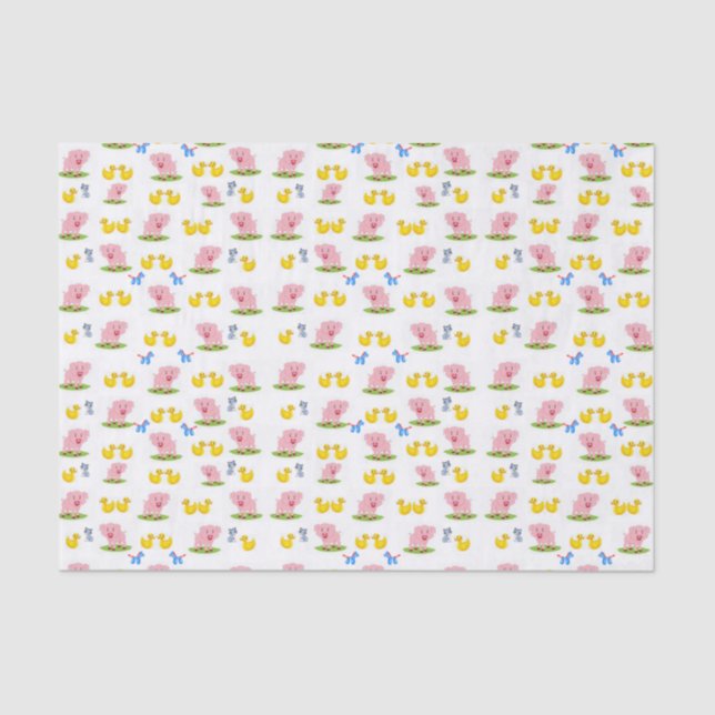 Decorative tissue paper Pig (Front)