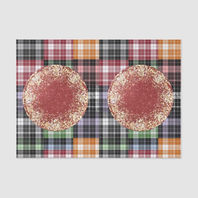 Decorative tissue paper Plaid (Front)