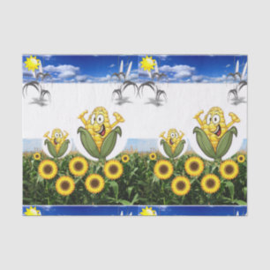 Decorative tissue paper popcorn