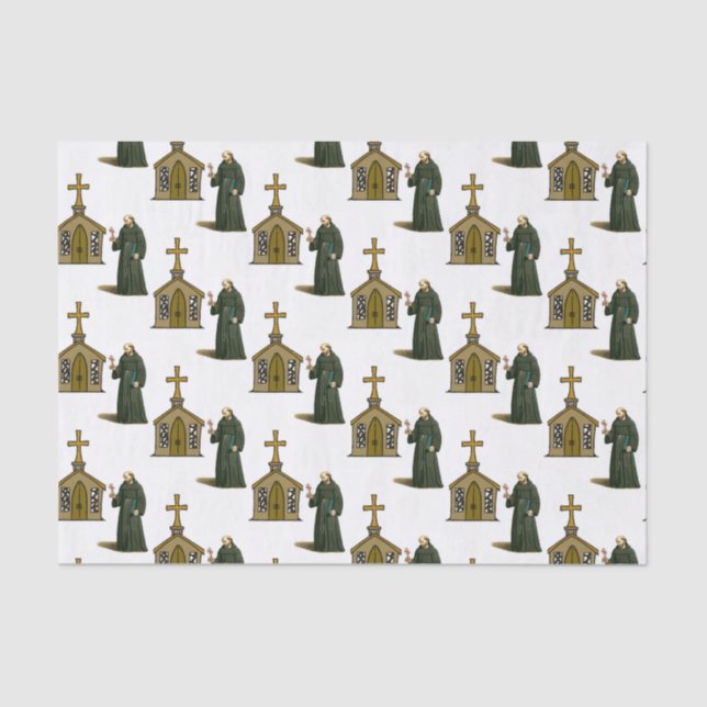 Decorative Tissue Paper Priest (Front)