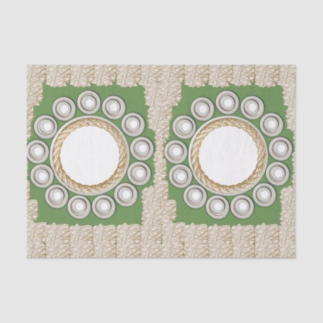 Decorative tissue paper Rope (Front)