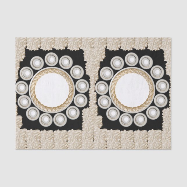Decorative tissue paper Rope (Front)