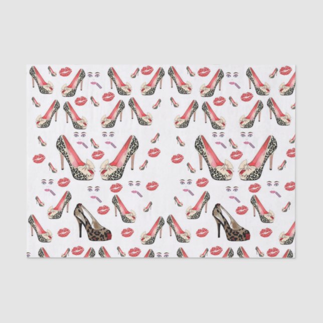 Decorative tissue paper shoes (Front)