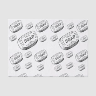 Decorative tissue paper soap bathroom