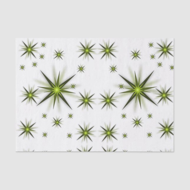 Decorative tissue paper stars (Front)