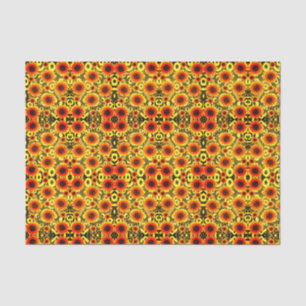 Decorative tissue paper sunflowers