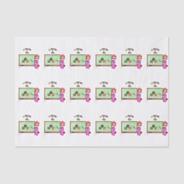 Decorative Tissue Paper Teacher (Front)