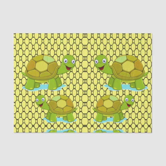 Decorative tissue paper Turtles (Front)