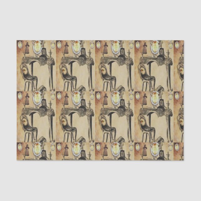 Decorative tissue paper vintage photos (Front)