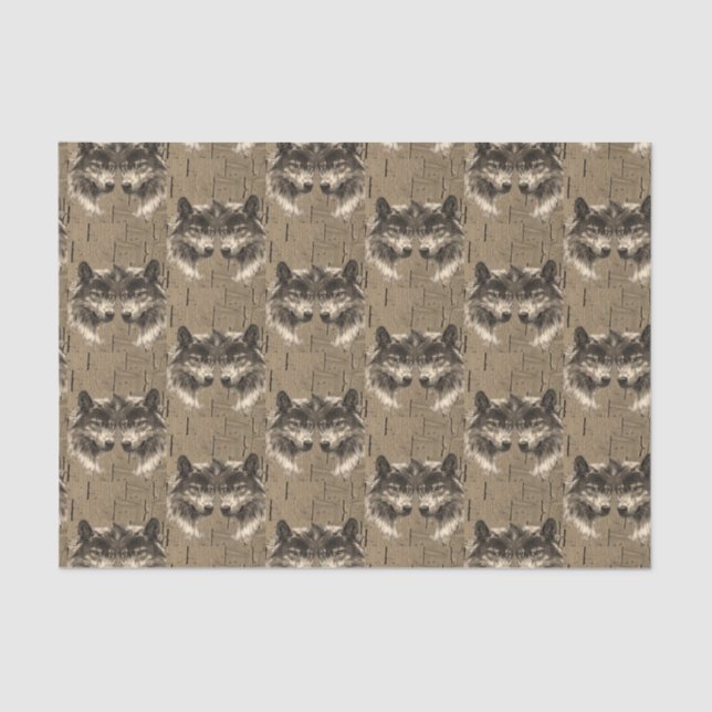 Decorative tissue paper Wolf (Front)