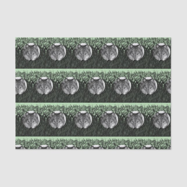 Decorative tissue paper Wolf (Front)