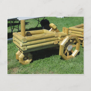 Decorative Tractor Postcard