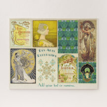 Decorative vintage Art Deco labels & decorations: