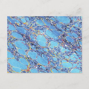 Decorative Vintage Endpaper Postcard