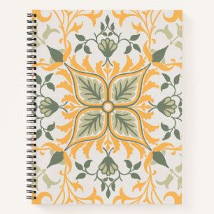 Decorative Vintage Floral Vines Notebook