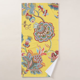 Decorative vintage seamless pattern. Traditional m Bath Towel
