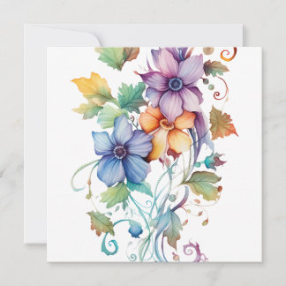 Decorative Watercolor Flowers