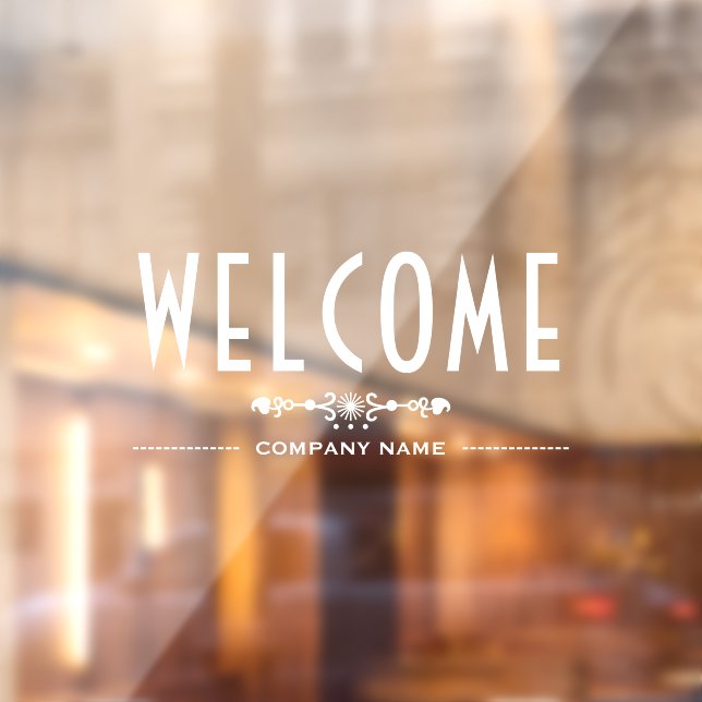 Decorative Welcome Sign, (Sheet 2)