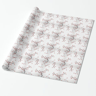 Decorative Winter Christmas Design Wrapping Paper