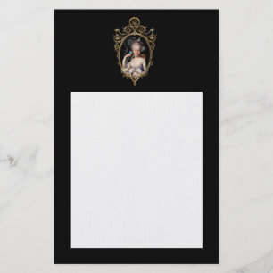 Decorative young Marie Antoinette Stationery