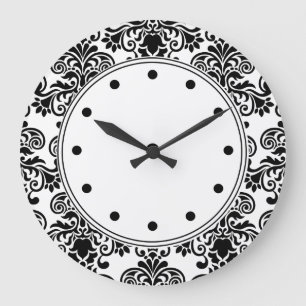 Decorator Damask Wall Decor Clocks