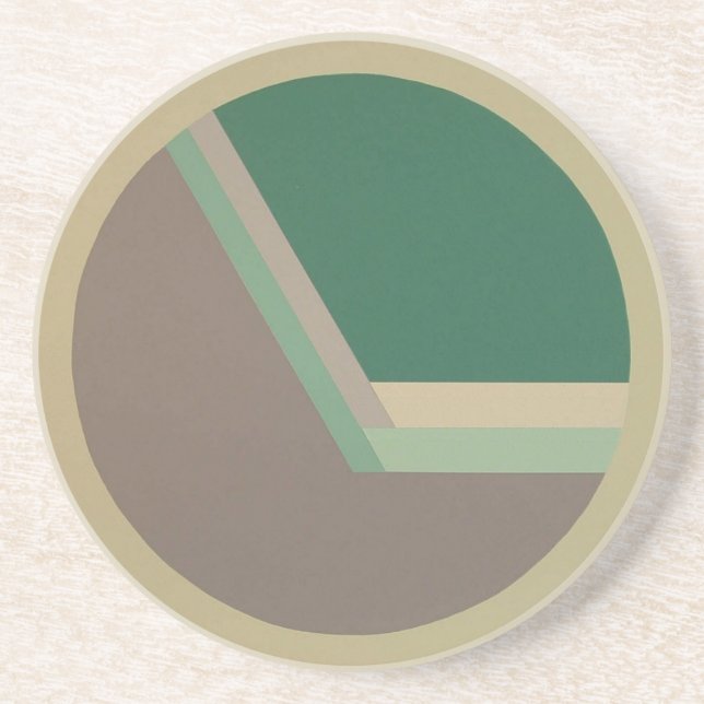 DecoSphere coaster (mint) (Front)