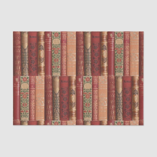 Decoupage Book Spines (Dickens 2) Tissue Paper (Front)