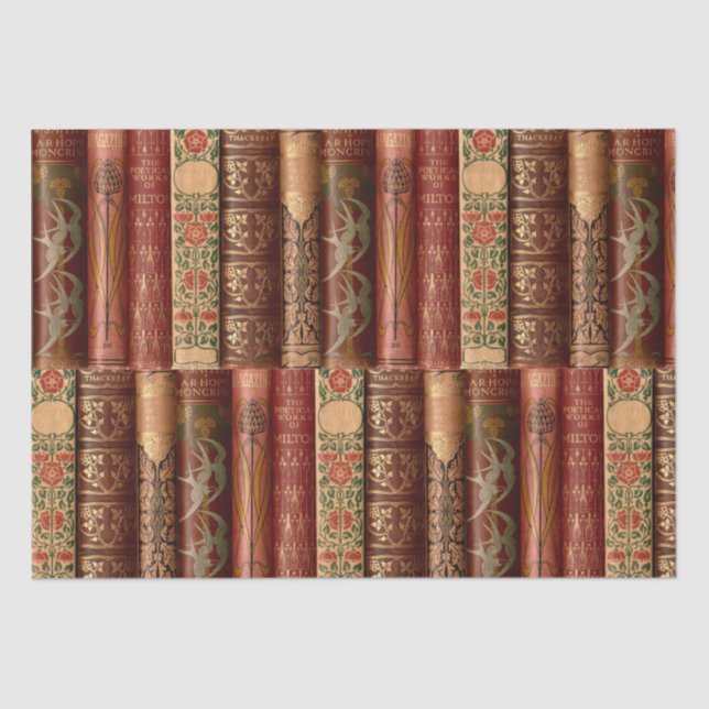Decoupage Book Spines (Highlands) Tissue Paper (Front)