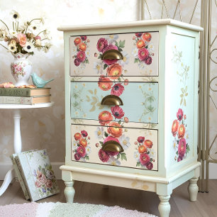 Decoupage Botanical Bloom Tissue Paper