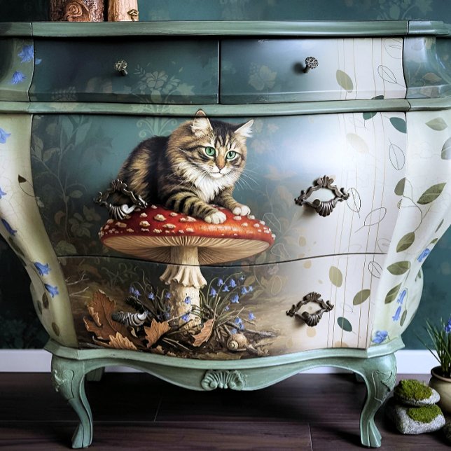 Decoupage Celestial Kitten Tissue Paper (Creator Uploaded)