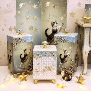 Decoupage Celestial Kitten Tissue Paper