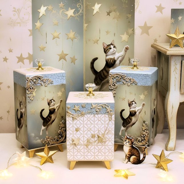 Decoupage Celestial Kitten Tissue Paper (Creator Uploaded)