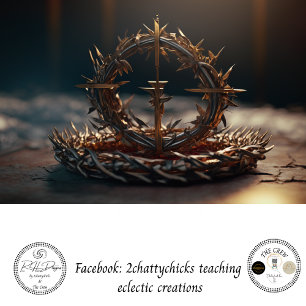 Decoupage Christ Crown Easter Resurrection Tissue Paper