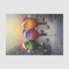 Decoupage Christmas Birds On A Wire 