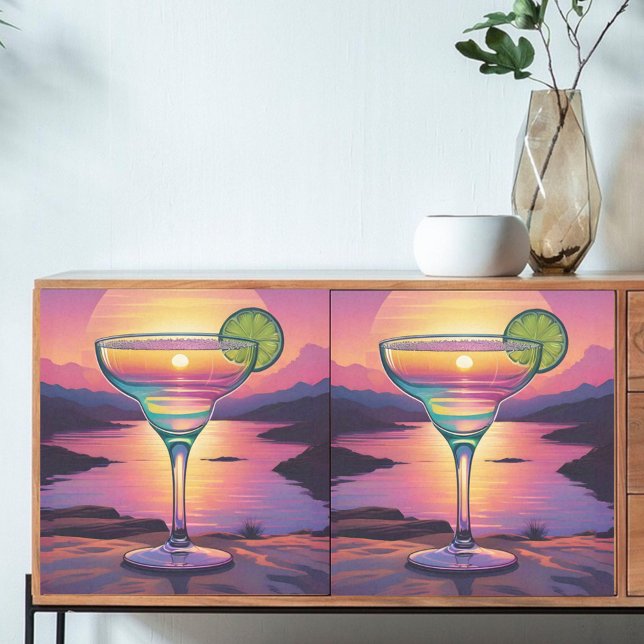 Decoupage Colourful Sunset Margarita  Tissue Paper (Creator Uploaded)