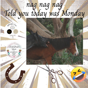 Decoupage Customizable Humorous Horse Print Tissue Paper