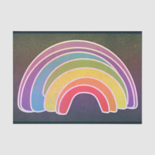 Decoupage Dark Rainbow Tissue Paper