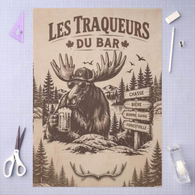 Découpage des Traqueurs  Tissue Paper (Craft)
