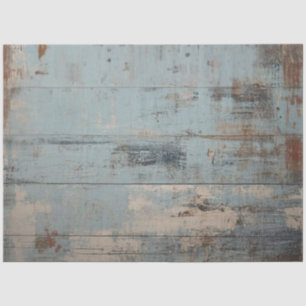 Decoupage Distressed Light Blue Chipped Background Tissue Paper
