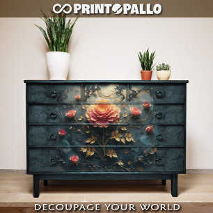 Decoupage - Dreamlike Roses -  Tissue Paper