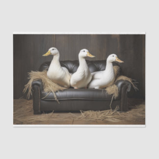 Decoupage Ducks Tissue Paper