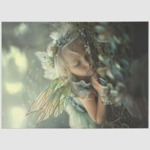 Decoupage Fairy Child Fantasy With Wings Tissue Paper