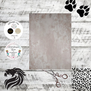 Decoupage Faux Finish Aged Distressed Plaster  Tissue Paper