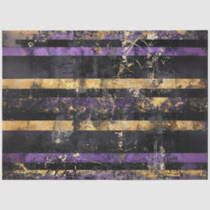 Decoupage Faux Finish Match Purple/Gold Leopard  Tissue Paper