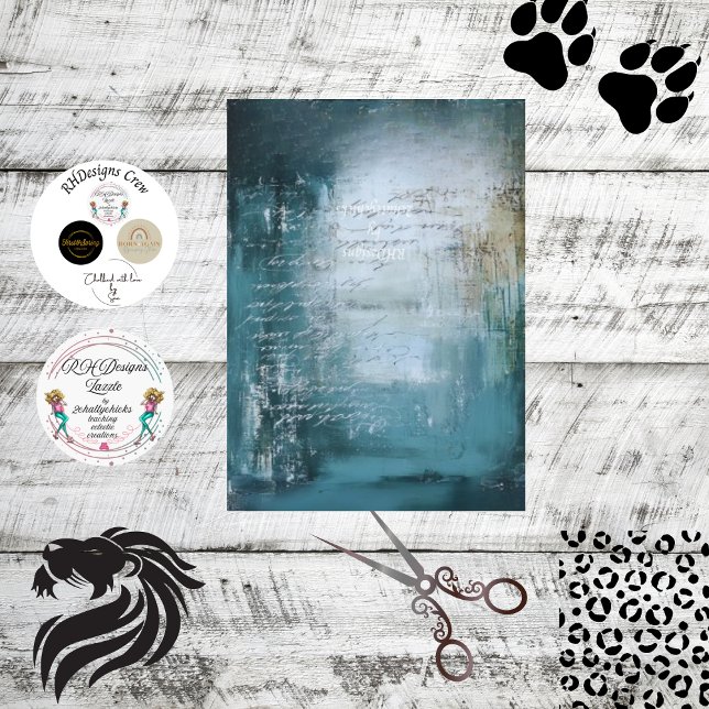 Decoupage Faux French Background Textured Medium  Tissue Paper (Creator Uploaded)