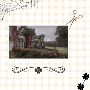 Decoupage Forgotten Castly Ireland & Mystery  Tissue Paper