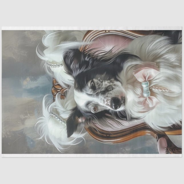 Decoupage Glamourous Aussie at the Parlour Tissue Paper (Front)